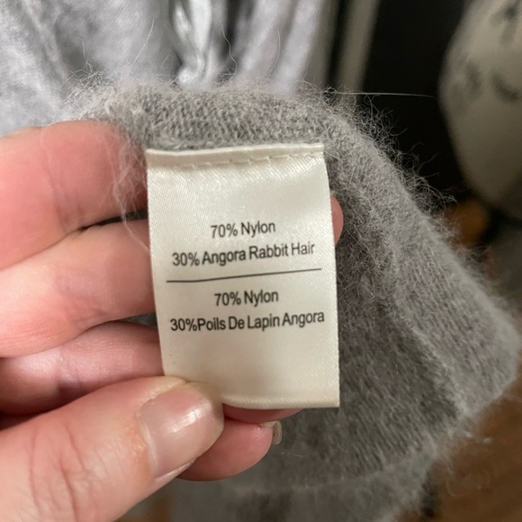 Angora rabbit hair duster cardigan - Picture 4 of 4